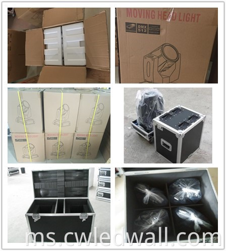 Mini 6pcs 15w Bee Mata Move Head Zoom LED Light untuk DJ